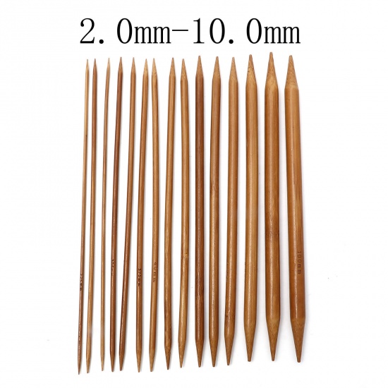 Bamboo knitting needles 7,5mm set of 2 pieces