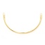 Immagine di Ottone Connettore Accessori Vero Oro Placcato Arco 5.7cm x 3.3cm, 1 Pz