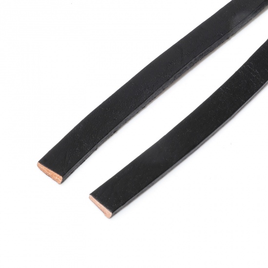 Imagen de Cuerda Cuero de Negro 10mm, 1 Unidad (Aprox 1 M/Unidad)