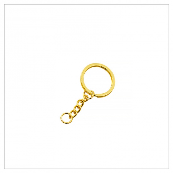 Picture of Alloy Keychain & Keyring Gold Plated 1 Piece