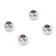 Immagine di 304 Acciaio Inossidabile Perline Tamburo Tono Argento 8mm x 6mm, Buco: Circa 3.6mm, 30 Pz