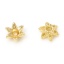 Immagine di Ottone Coppette Copriperla Fiore Vero Oro Placcato (Adatto 8mm Perline) 9mm x 8mm, 10 Pz