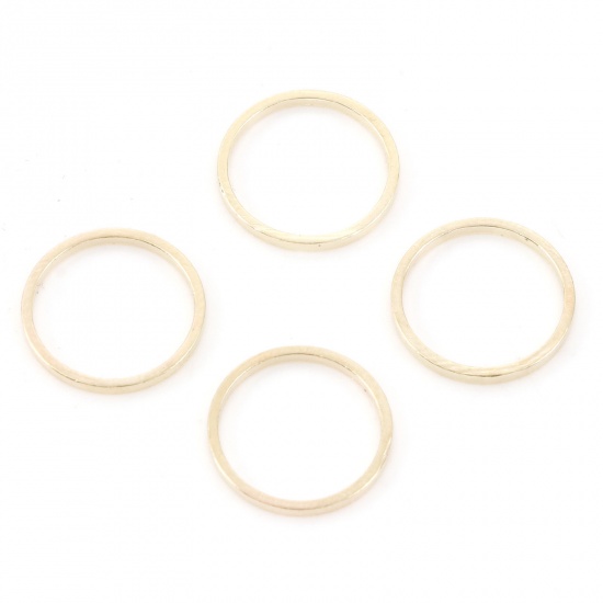 Picture of Brass Geometry Series Connectors KC Gold Plated Round 12mm Dia., 20 PCs                                                                                                                                                                                       