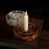 Bild von Silikon Harzform zum Selbermachen von Kerzenseife Kerzenständer Rund Weiß 15.2cm x 2.8cm, 1 Stück