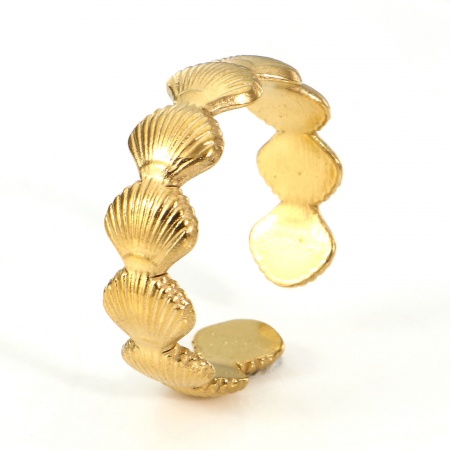 Picture of Eco-friendly 304 Stainless Steel Open Rings Multicolor
