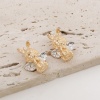 Picture of Brass Religious Charms 18K Real Gold Plated & Real Platinum Plated Angel Wing 3D 22mm x 18mm, 1 Piece