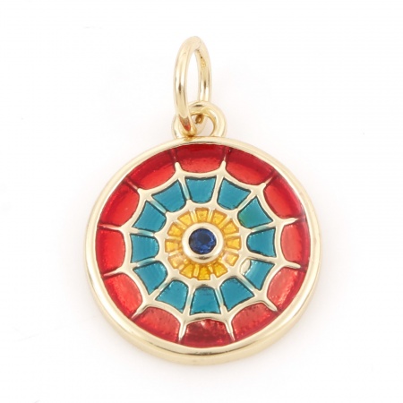 Picture of Brass Charms Gold Plated Gold Plated Pentagram Star Jesus