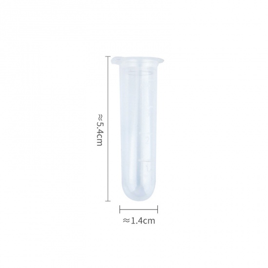 Picture of Plastic Sewing Needle Storage Box Transparent Clear 5.4cm x 1.4cm, 20 PCs