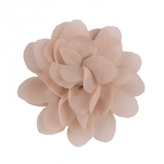 Immagine di Chiffon Decorazione Floreale Artificiale Cachi 5cm Dia., 10 Pz