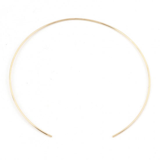 Picture of Eco-friendly 304 Stainless Steel Necklace 18K Gold Color Round 40cm(15 6/8") long, 1 Piece