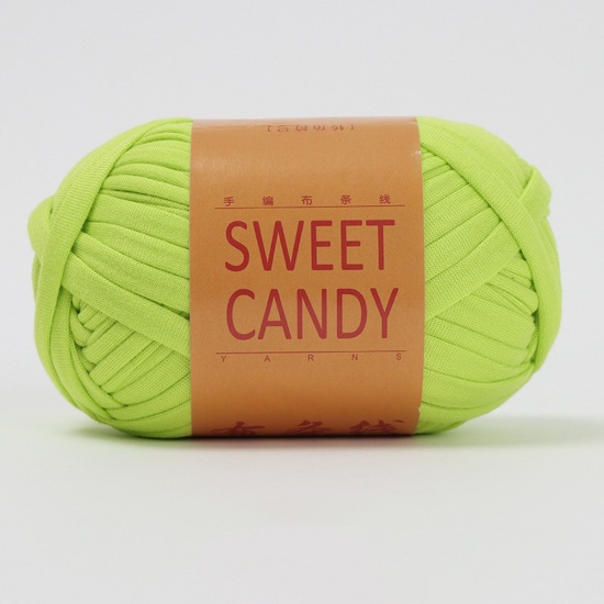 Picture of Polyester Super Soft Knitting Yarn Neon Green 1 Roll