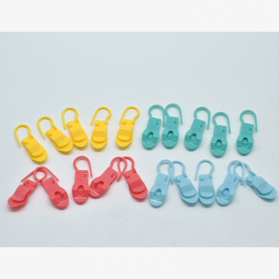Immagine di Plastica Marcatori di Punto a maglia Multicolore 4.5cm x 1.5cm, 1 Serie