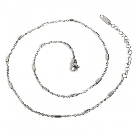 Bild von 304 Edelstahl Gliederkette Kette Halskette 40cm lang, 1 Strang