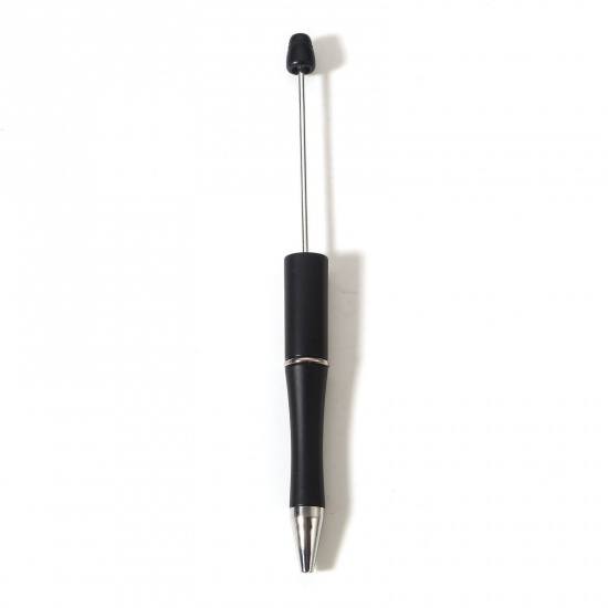 Immagine di 5 Pz Plastica Penna a Sfera Nero Possibile Aprire 14.8cm