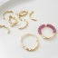 Picture of 2 PCs Brass Connectors Charms Pendants Irregular 18K Gold Plated 21mm x 12mm