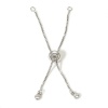 Picture of 1 Piece Brass Slider/Slide Extender Chain Real Platinum Plated 7cm