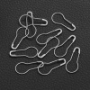 Picture of 50 PCs 304 Stainless Steel Safety Pin Brooches Calabash Silver Tone 22mm x 10mm