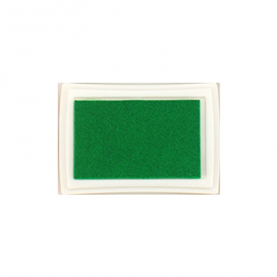 Immagine di 1 Pz Spugna Tampone di Inchiostro Rettangolo Erba Verde 7.8cm x 5.5cm