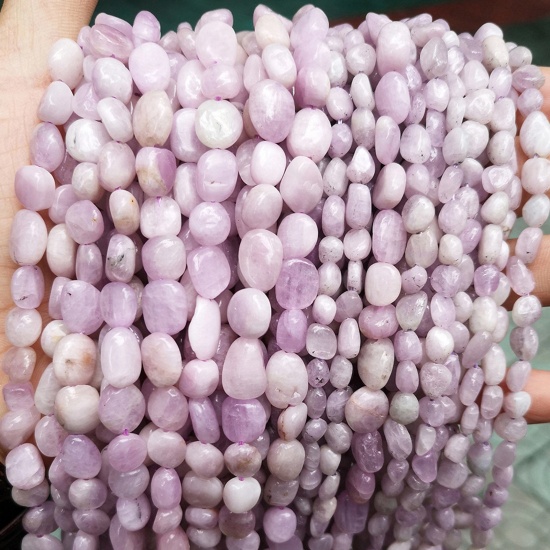 Picture of 1 Strand (Approx 45 PCs/Strand) Stone ( Natural ) Loose Beads For DIY Charm Jewelry Making Irregular About 6mm-8mm Dia.