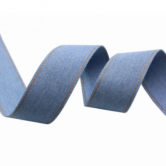 Изображение 1 M (Approx 1 M/Roll) Polyester Webbing Strap Light Blue 1cm