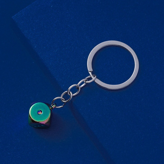 Изображение 1 Piece Retro Keychain & Keyring Multicolor Dice 8cm