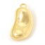 Imagen de 2 Unidades Respetuoso del Medio Ambiente Latón Colgantes Guisante 18K Oro Real Chapado 3D 11mm x 6mm