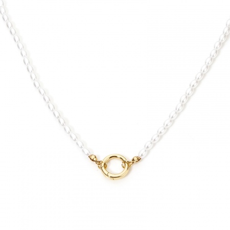 Picture of Eco-friendly Brass Link Chain Necklace Gold Plated With Spring Ring Clasp
