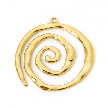 Picture of Eco-friendly Vacuum Plating 304 Stainless Steel Galaxy Pendants 18K Real Gold Plated Sun Moon