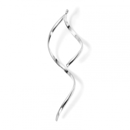 Picture of 304 Stainless Steel Pendants Twist Rectangle