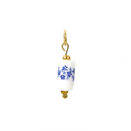 Picture of Eco-friendly Vacuum Plating 304 Stainless Steel & Lampwork Glass Flora Collection Charms 18K Real Gold Plated Multicolor Strawberry Fruit Pepper 3D