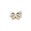 Immagine di 2 Pz Ecologico Ottone Insetto Pendenti Charms Connettori 18K Vero Oro Placcato & Vero Platino Placcato Doppio Colore Farfalla 20.5mm x 17mm