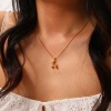 Picture of 1 Piece Eco-friendly Stylish Cute 18K Real Gold Plated Brass Link Cable Chain Balloon Dog 3D Pendant Charm Necklace Unisex Gift 45cm(17.7") + 5cm(2") long