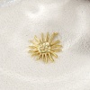 Picture of 1 Piece Eco-friendly Brass Galaxy Pendants 18K Real Gold Plated Sun Smile 3.6cm x 3cm