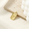 Picture of 2 PCs Eco-friendly Brass Religious Charms 18K Real Gold Plated Octagon Eye of Providence/ All-seeing Eye 26.5mm x 12mm