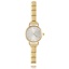 Immagine di 1 Pz 304 Acciaio Inossidabile Elegante & Casual Orologio da Polso Modulare con Collegamenti a Charm Italiano Oro Placcato Bianco Tondo 18.5cm Lunghezza