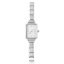 Immagine di 1 Pz 304 Acciaio Inossidabile Elegante & Casual Orologio da Polso Modulare con Collegamenti a Charm Italiano Tono Argento Bianco Ottagono 18.5cm Lunghezza