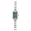 Immagine di 1 Pz 304 Acciaio Inossidabile Elegante & Casual Orologio da Polso Modulare con Collegamenti a Charm Italiano Tono Argento Verde Ottagono 18.5cm Lunghezza