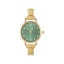 Immagine di 1 Pz 304 Acciaio Inossidabile Elegante & Casual Faccia dell'orologio con Collegamenti a Charm Italiano per la Creazione fai da te di Gioielli Oro Placcato Verde Tondo 5.7cm x 3cm