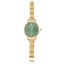 Immagine di 1 Pz 304 Acciaio Inossidabile Elegante & Casual Orologio da Polso Modulare con Collegamenti a Charm Italiano Oro Placcato Verde Tondo 18.5cm Lunghezza