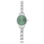 Immagine di 1 Pz 304 Acciaio Inossidabile Elegante & Casual Orologio da Polso Modulare con Collegamenti a Charm Italiano Tono Argento Verde Tondo 18.5cm Lunghezza