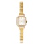 Immagine di 1 Pz 304 Acciaio Inossidabile Elegante & Casual Orologio da Polso Modulare con Collegamenti a Charm Italiano Oro Placcato Bianco Ottagono Trasparente Strass 18.5cm Lunghezza