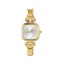 Immagine di 1 Pz 304 Acciaio Inossidabile Elegante & Casual Faccia dell'orologio con Collegamenti a Charm Italiano per la Creazione fai da te di Gioielli Oro Placcato Bianco Quadrato 5.7cm x 2.5cm