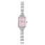Immagine di 1 Pz 304 Acciaio Inossidabile Elegante & Casual Orologio da Polso Modulare con Collegamenti a Charm Italiano Tono Argento Rosa Ottagono 18.5cm Lunghezza