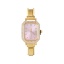 Immagine di 1 Pz 304 Acciaio Inossidabile Elegante & Casual Faccia dell'orologio con Collegamenti a Charm Italiano per la Creazione fai da te di Gioielli Oro Placcato Rosa Ottagono Trasparente Strass 5.7cm x 2.5cm