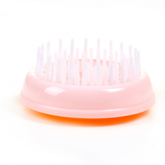 Picture of Resin Massage Detangling Hair Comb Brush Round At Random 7cm(2 6/8") long, 1 Piece
