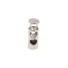 Picture of Zinc Based Alloy Cord Lock Stopper Silver Tone 24mm, 10 PCs