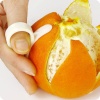 Picture of Plastic Kitchen Gadgets Supply Orange Peeler Parer Finger Type Open Orange Peel Orange Device Fruit Tool 4.3cm x2.9cm(1 6/8" x1 1/8"), 1 Piece