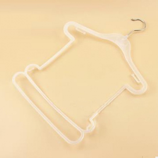 Picture of 5 PCs Plastic Children Kids Clothes Hangers Transparent Clear 39cm x 29cm