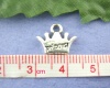 Picture of 50PCs Princess Crown Beads Charms Pendants Findings10x13mm 