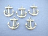 Picture of Zinc Based Alloy Anchor Charms Antique Silver 23mm( 7/8") x 20mm( 6/8"), 20 PCs